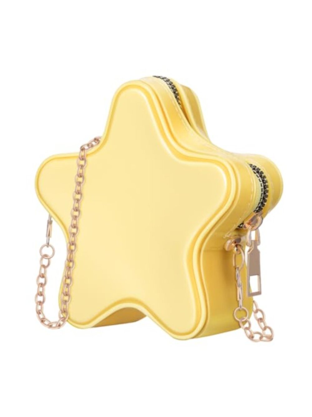 Womens Crossbody Bag Star Design Chain Strap Small Handbag Purse